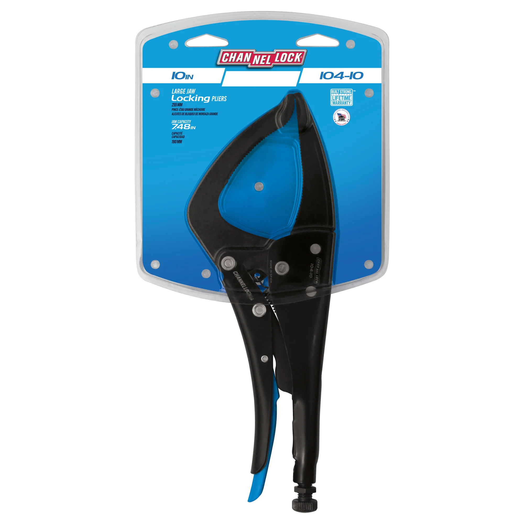 10-inch Large Jaw Locking Pliers (104-10) - Image 8