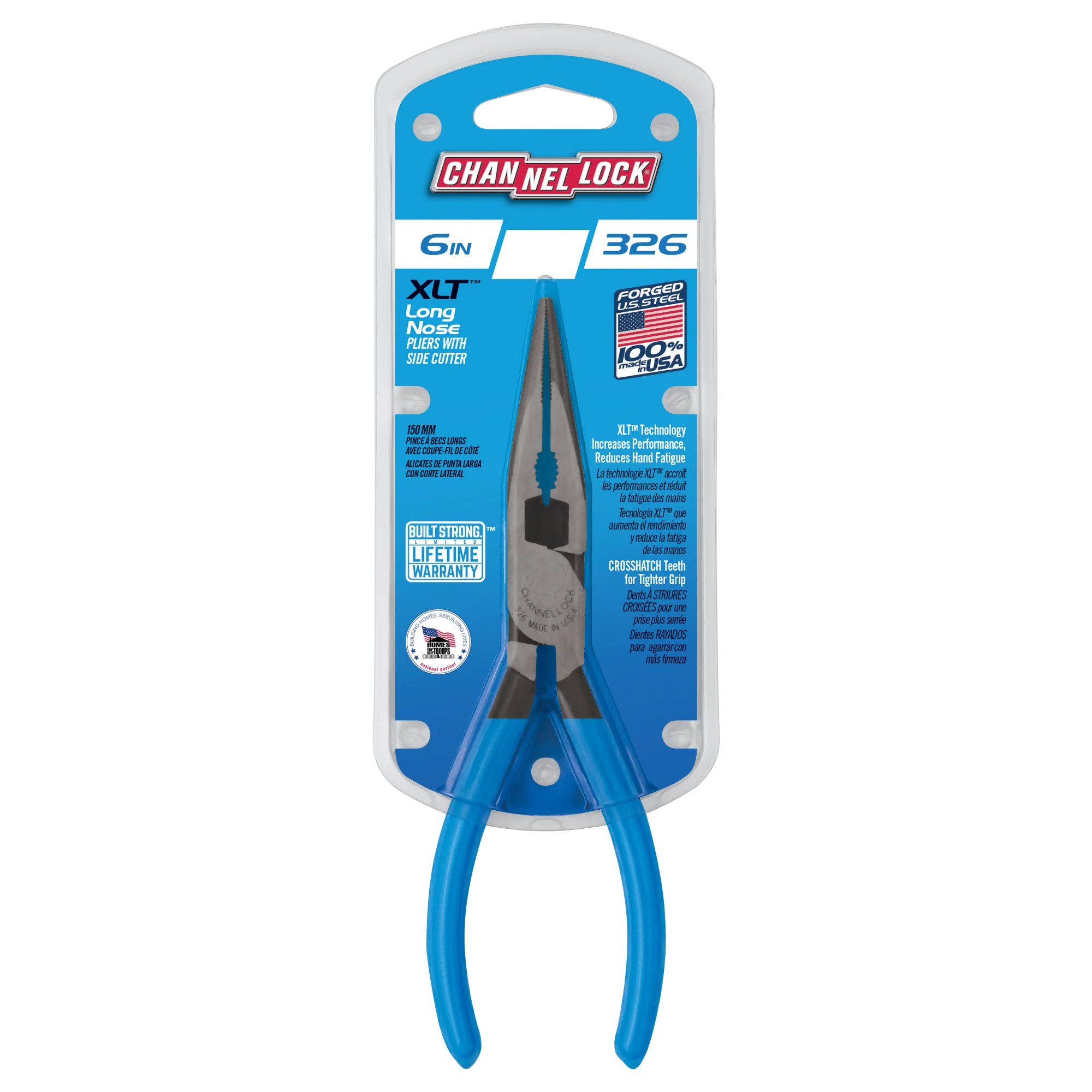 6-inch XLT™ Combination Long Nose Pliers with Cutter (326) - Image 3