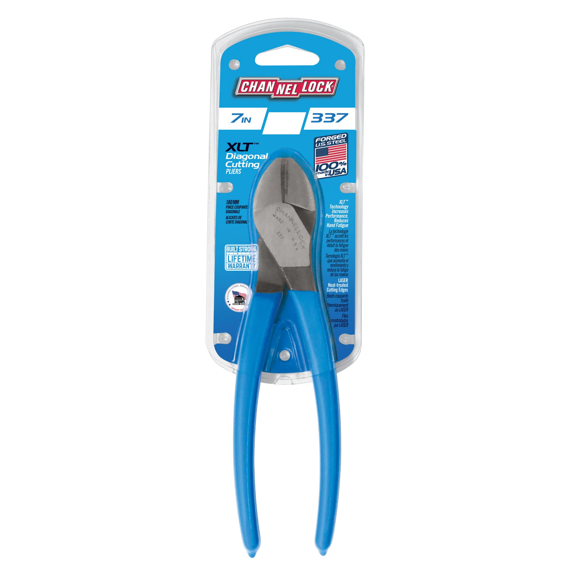 7-inch XLT Diagonal Cutting Pliers (337) - Image 11