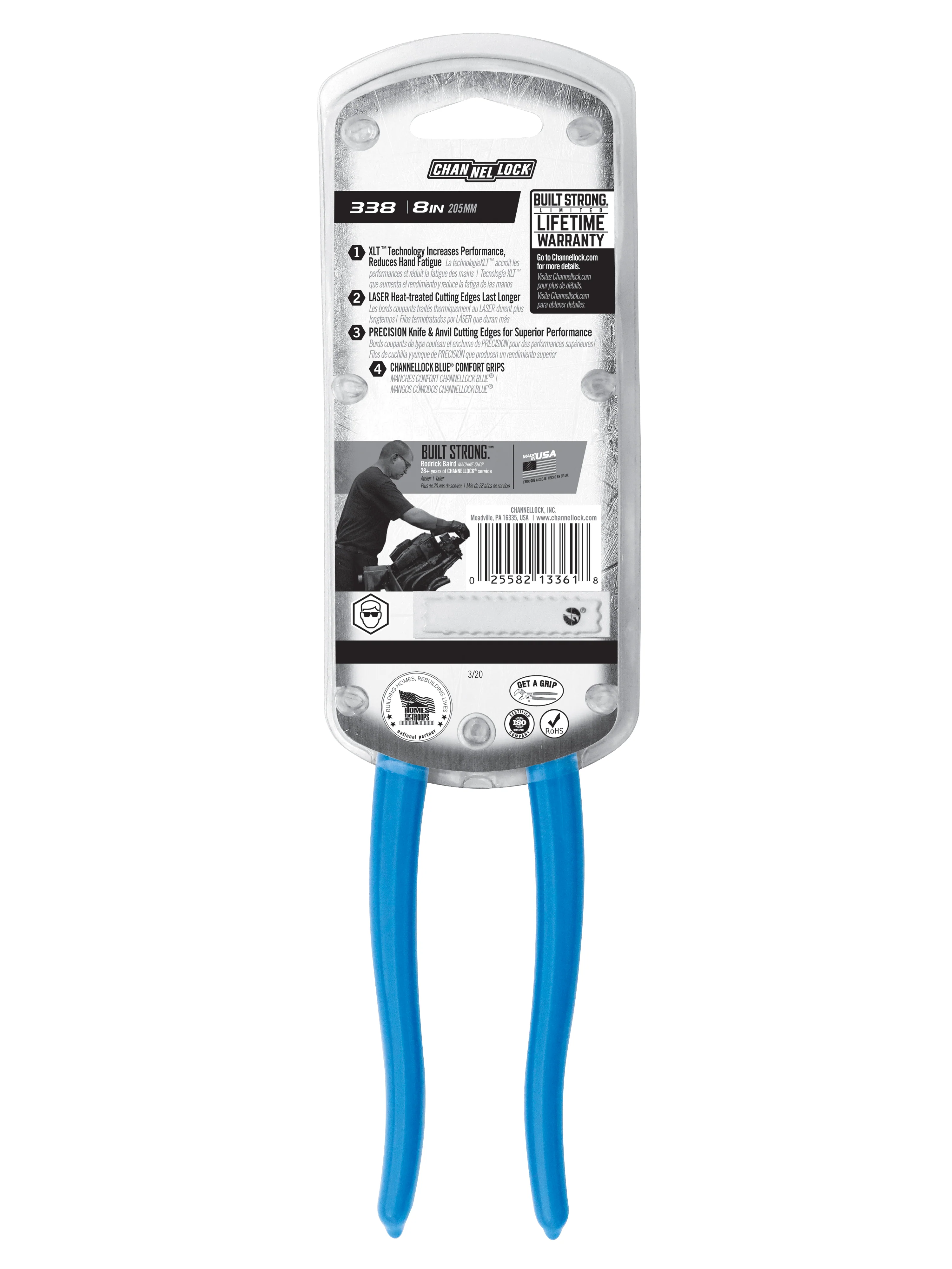 8-inch XLT Diagonal Cutting Pliers (338) - Image 6