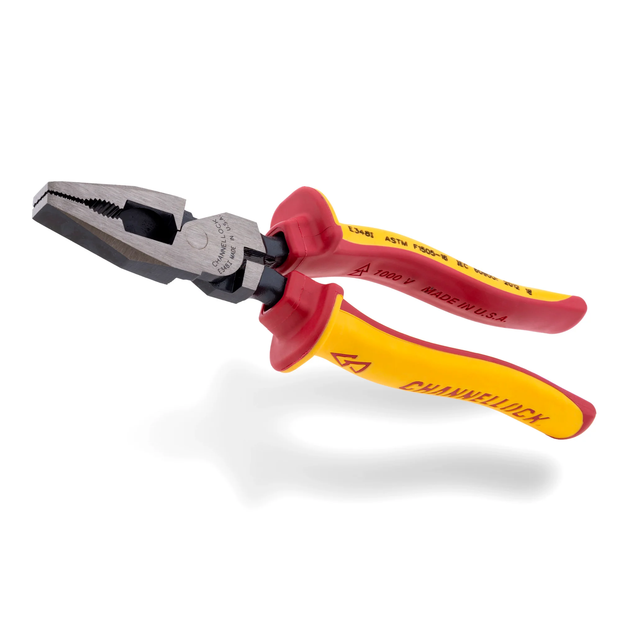 8-inch XLT™ Combination Linemen's Pliers w/ 1000V Insulated Grip (348I) - Image 2