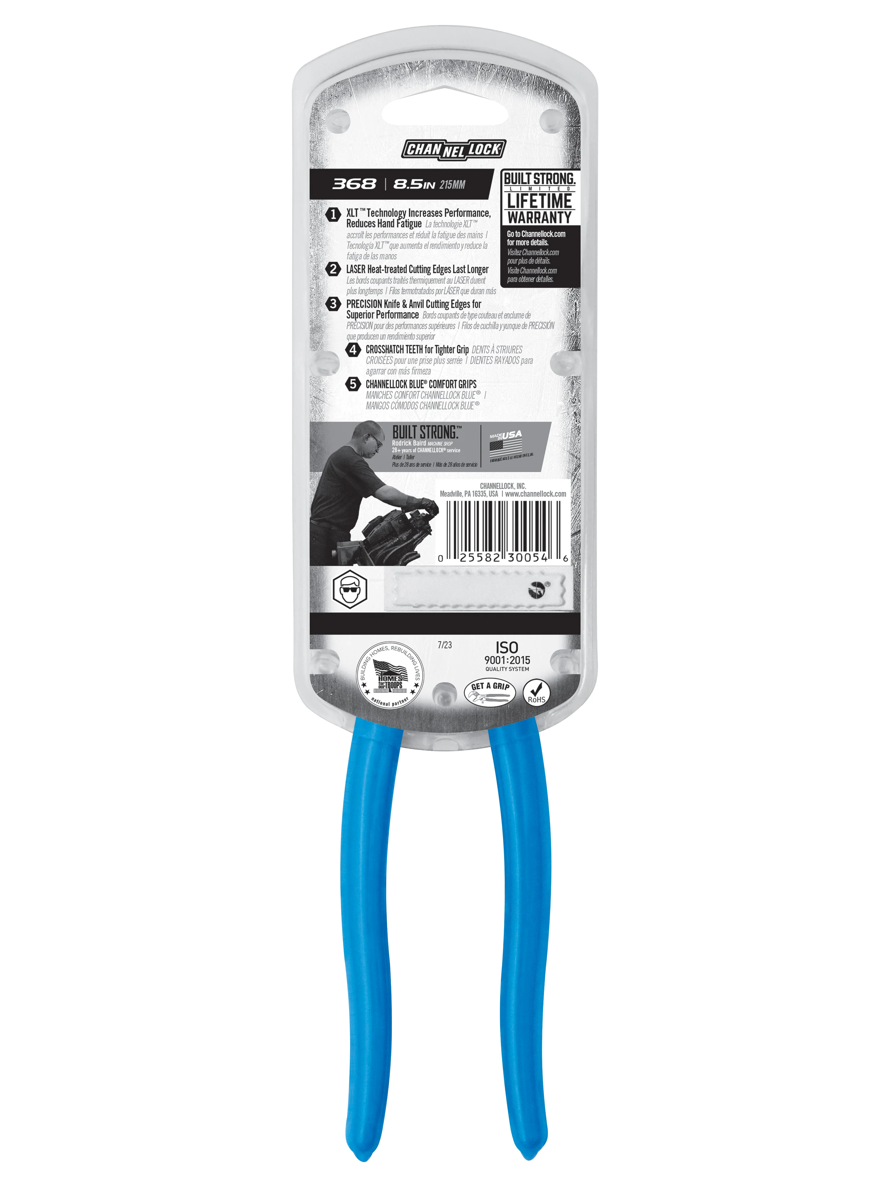 8.5-inch XLT™ Round Nose Linemen's Pliers (368) - Image 5