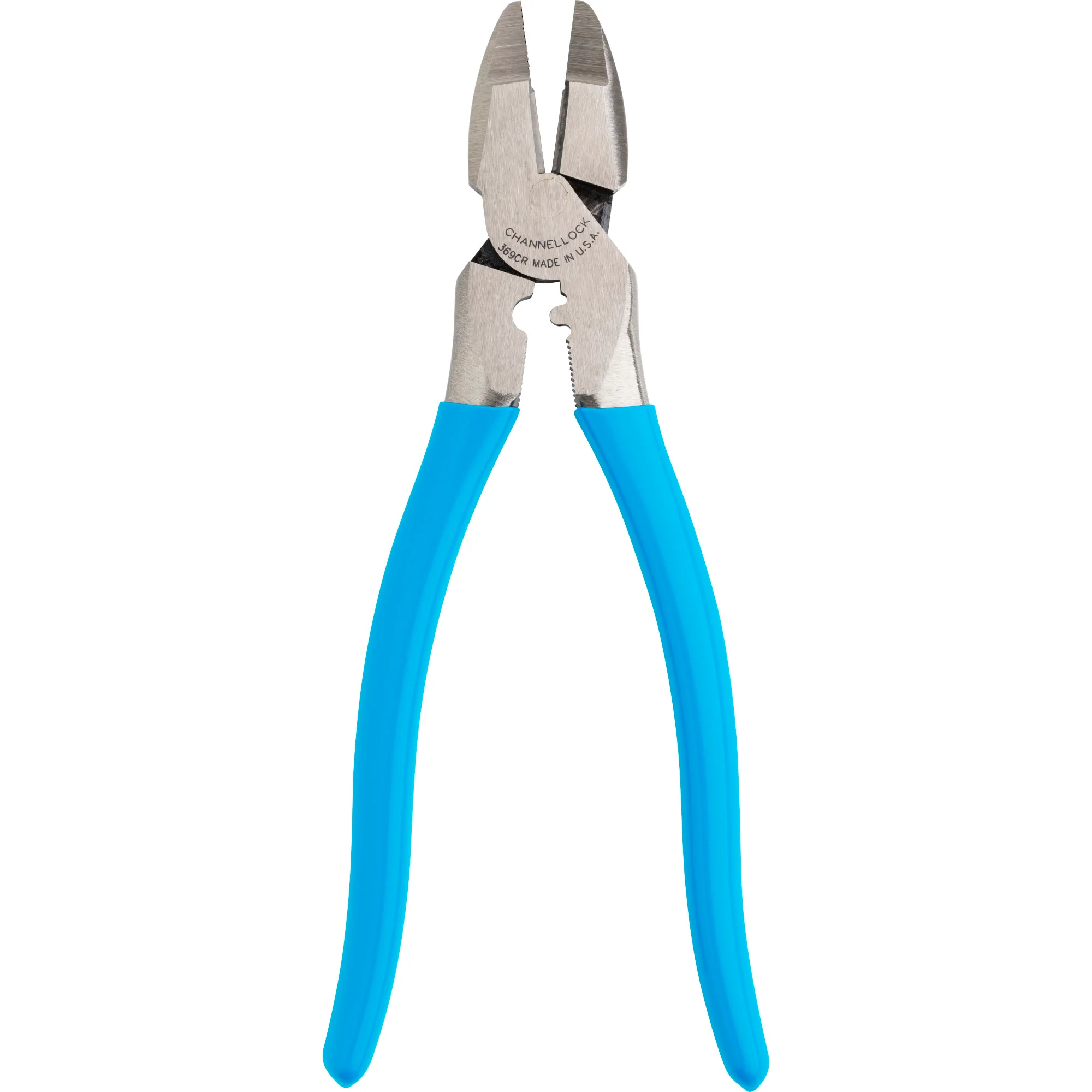 9.5-inch XLT Round Nose Linemen Pliers w/ Crimper (369CR) - Image 4