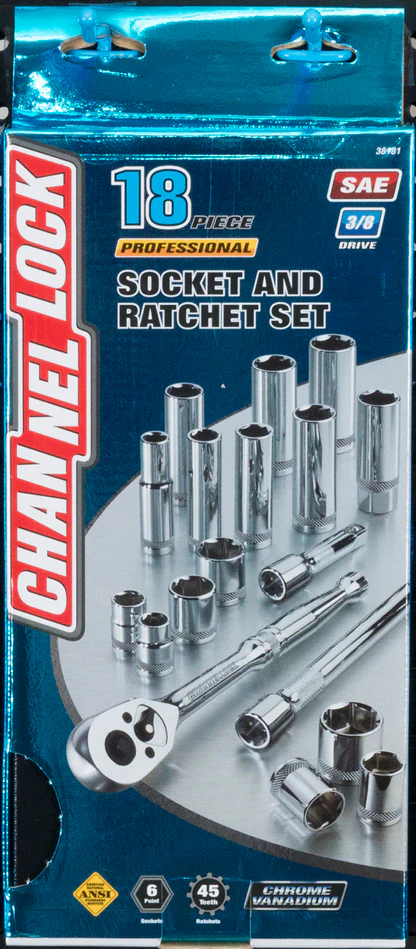 18pc 3/8" SAE Drive Socket Set (38181) - Image 5