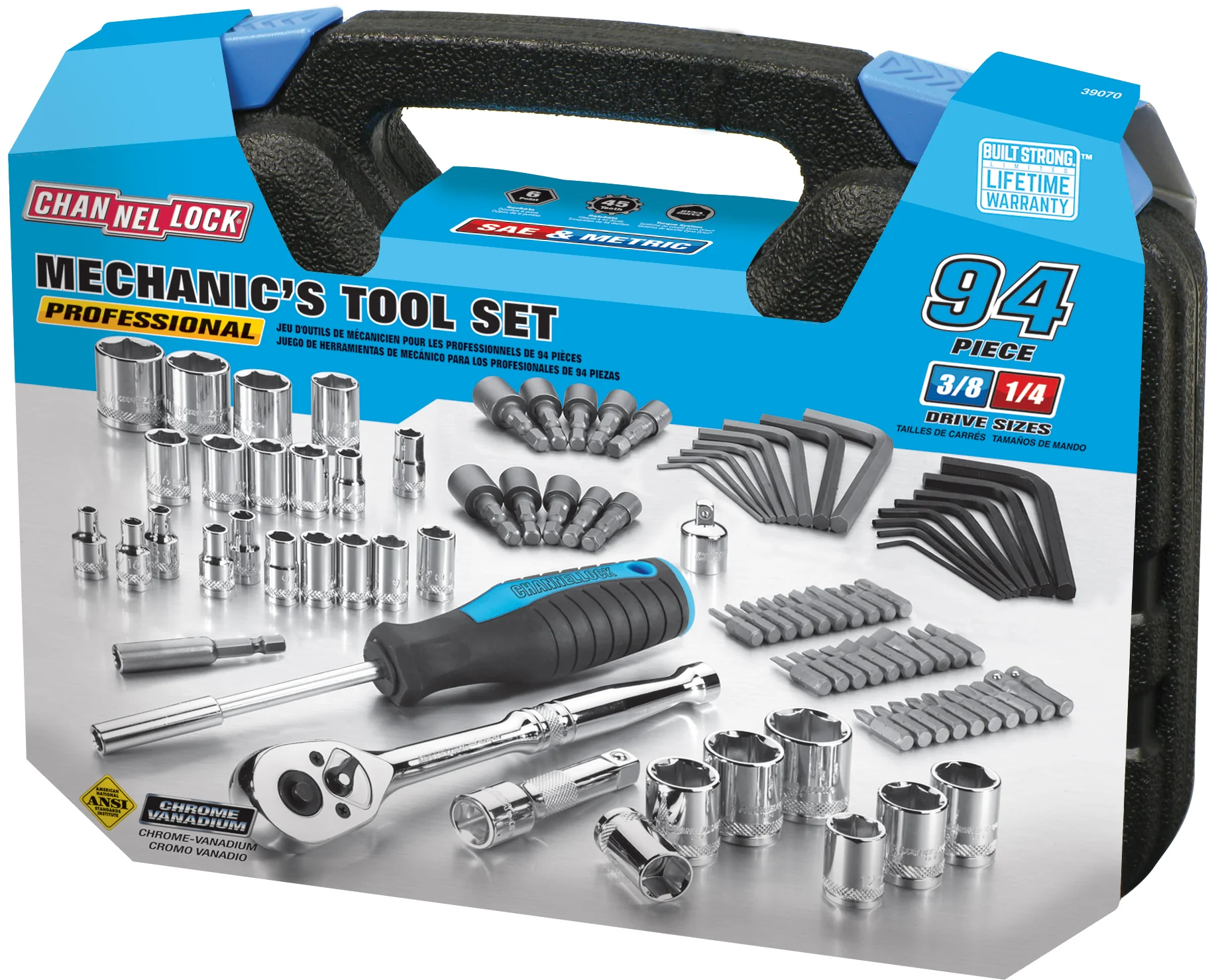 94pc Mechanic's Tool Set (39070) - Image 3