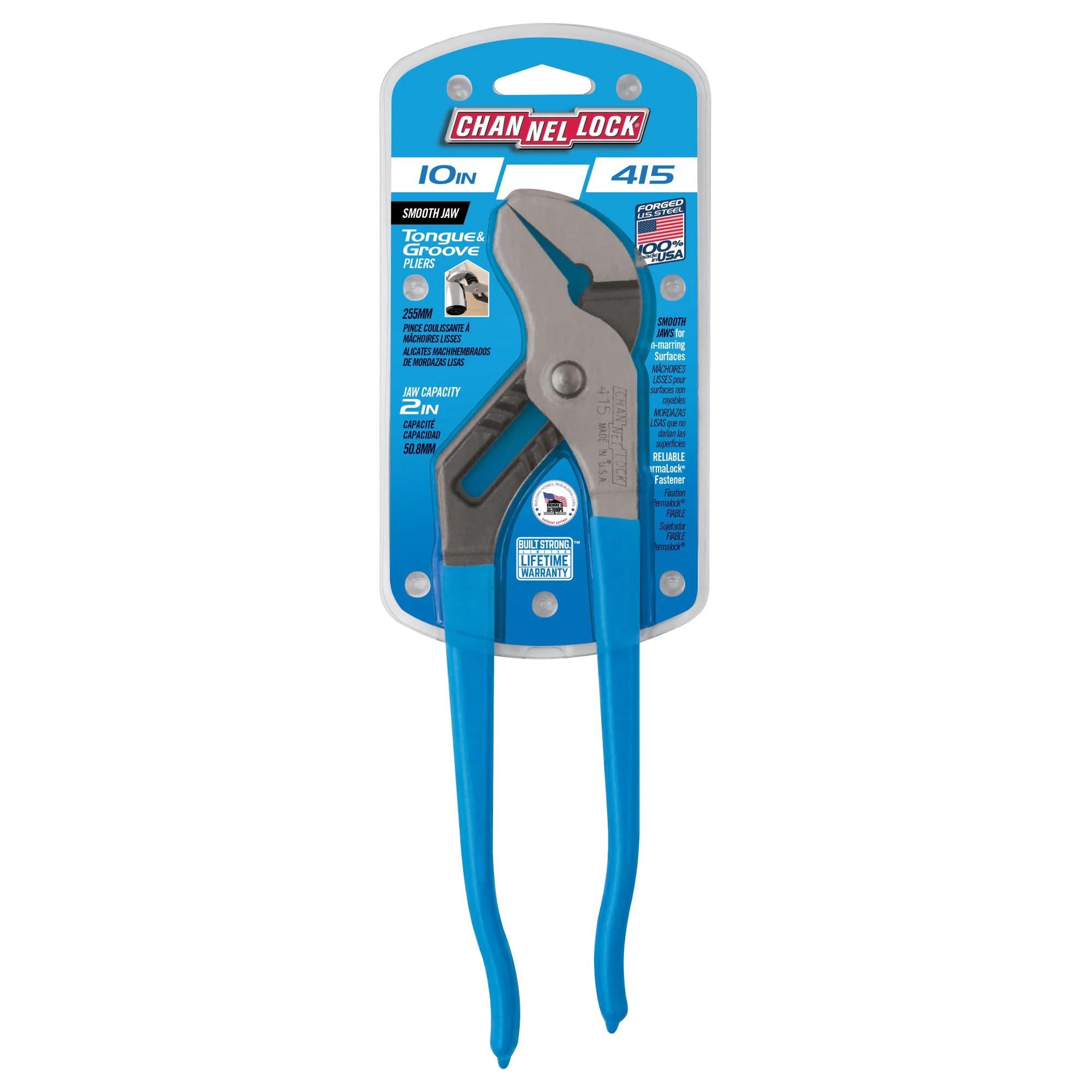 10-inch Smooth Jaw Tongue & Groove Pliers (415) - Image 9