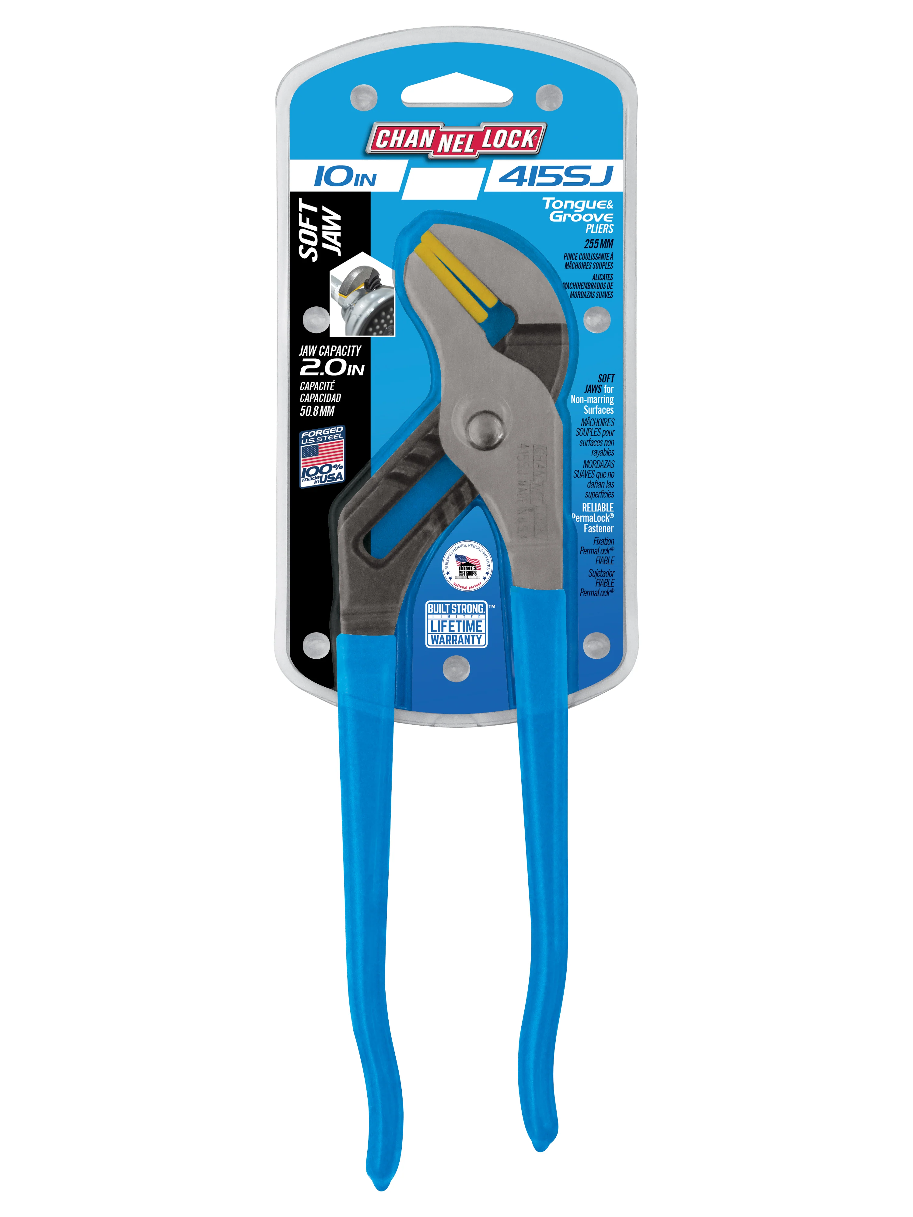 10-inch Soft Jaw Tongue & Groove Pliers (415SJ) - Image 12