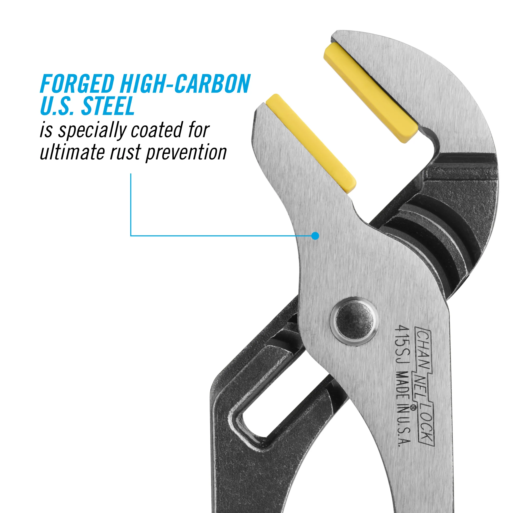 10-inch Soft Jaw Tongue & Groove Pliers (415SJ) - Image 2
