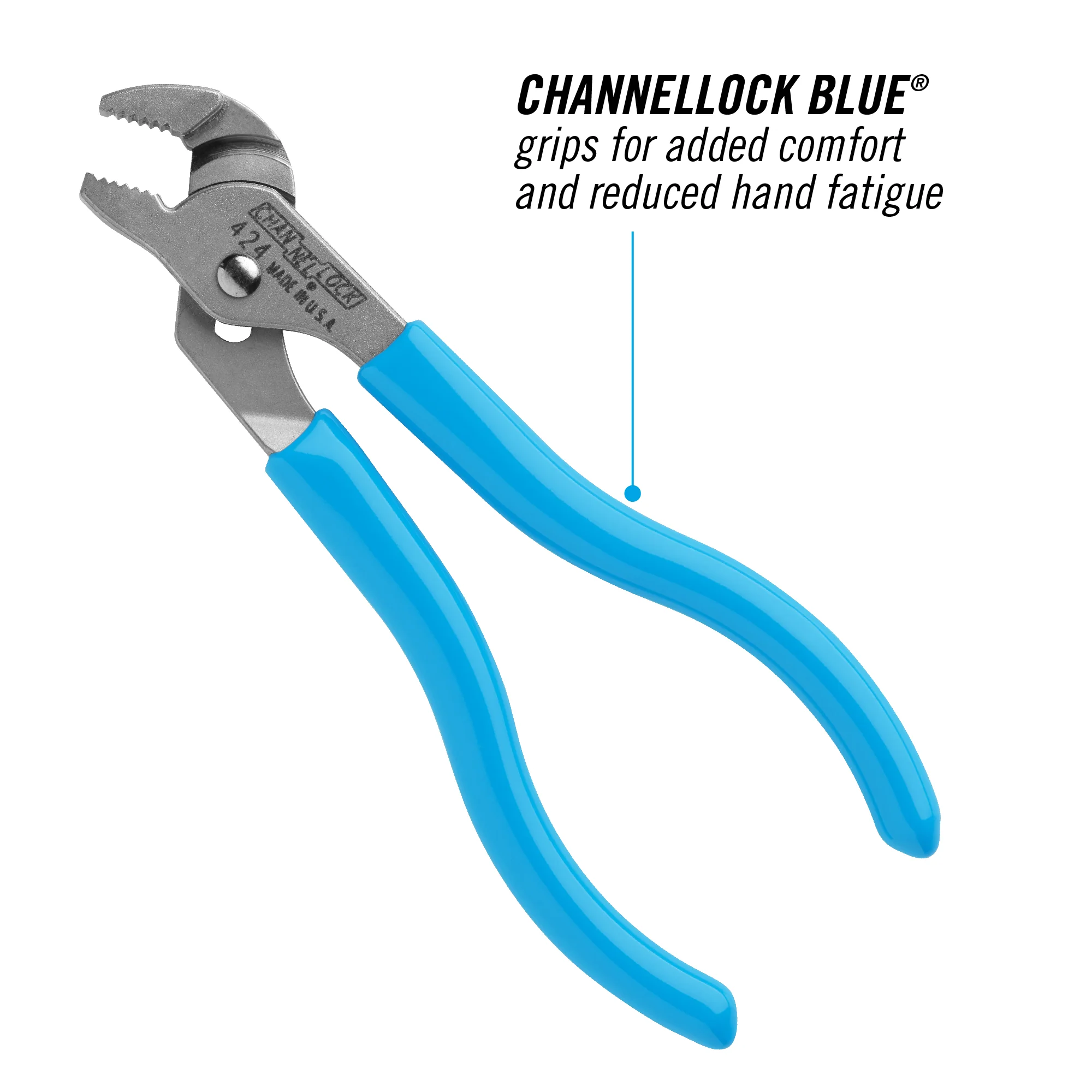 4.5-inch Straight Jaw Tongue & Groove Pliers (424) - Image 5