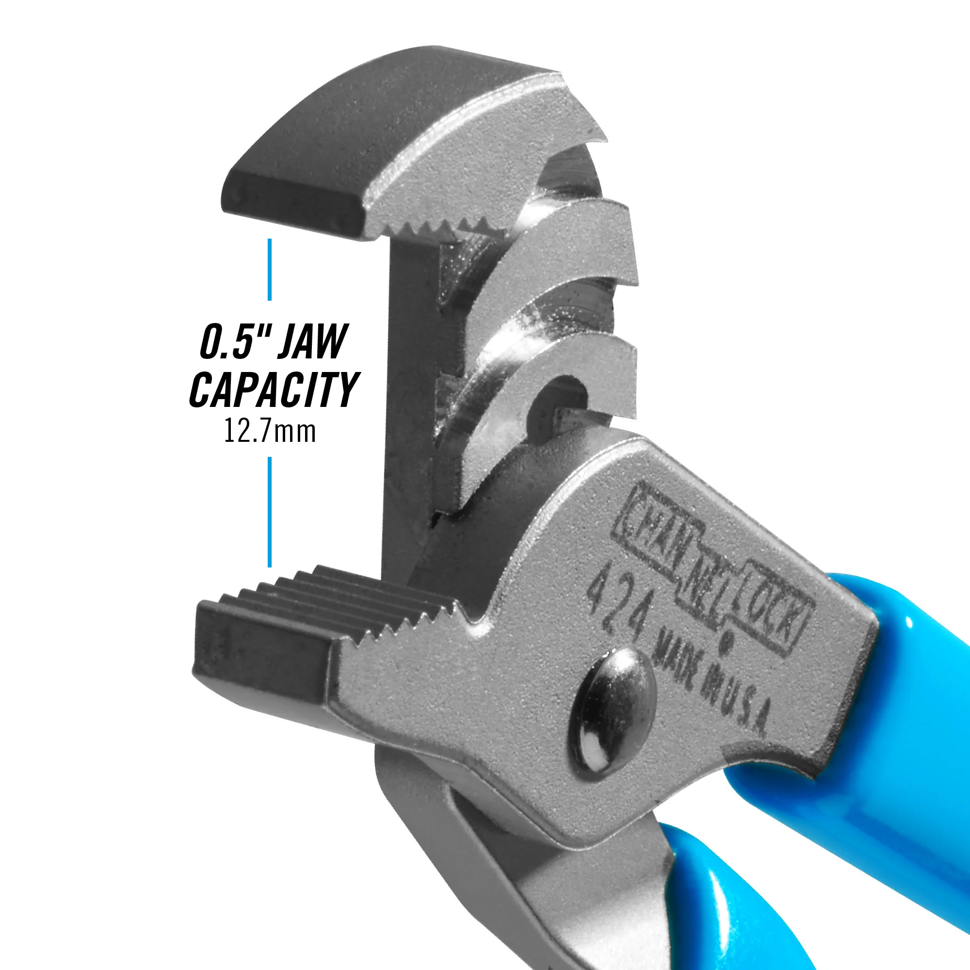 4.5-inch Straight Jaw Tongue & Groove Pliers (424) - Image 7