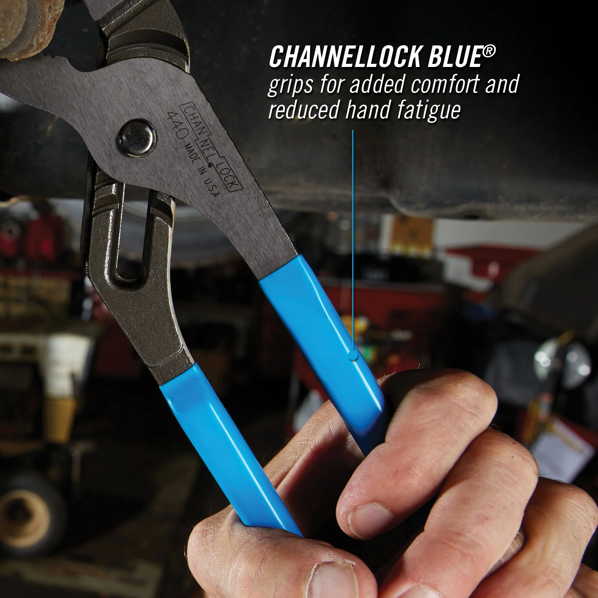 12-inch Straight Jaw Tongue & Groove Pliers (440) - Image 6