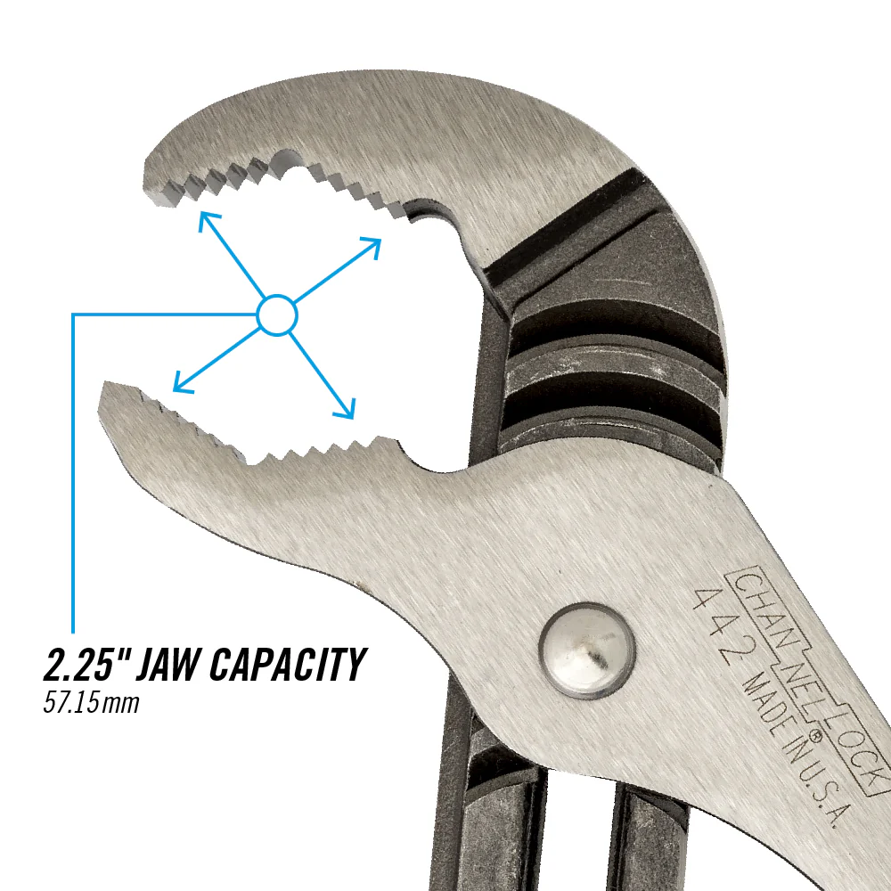 12-inch V-Jaw Tongue & Groove Pliers (442) - Image 8