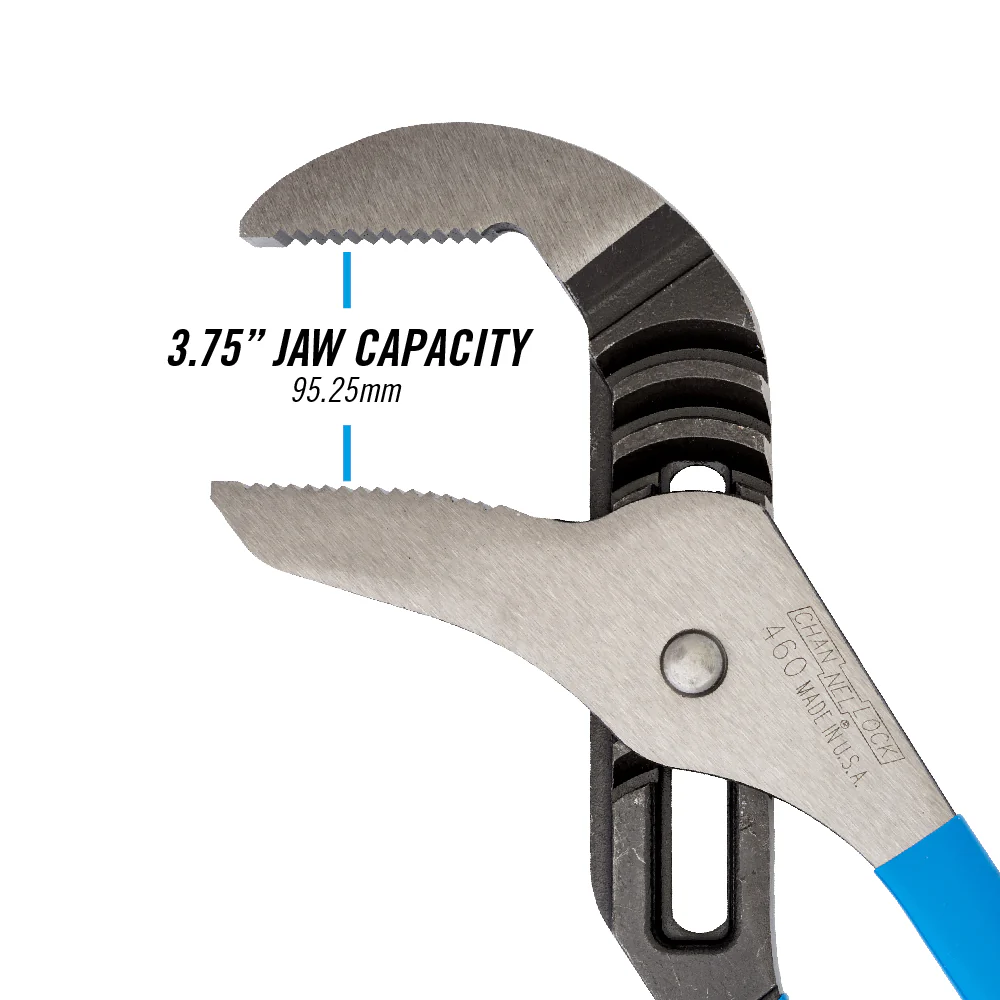 16.5-inch Straight Jaw Tongue & Groove Pliers (460) - Image 8