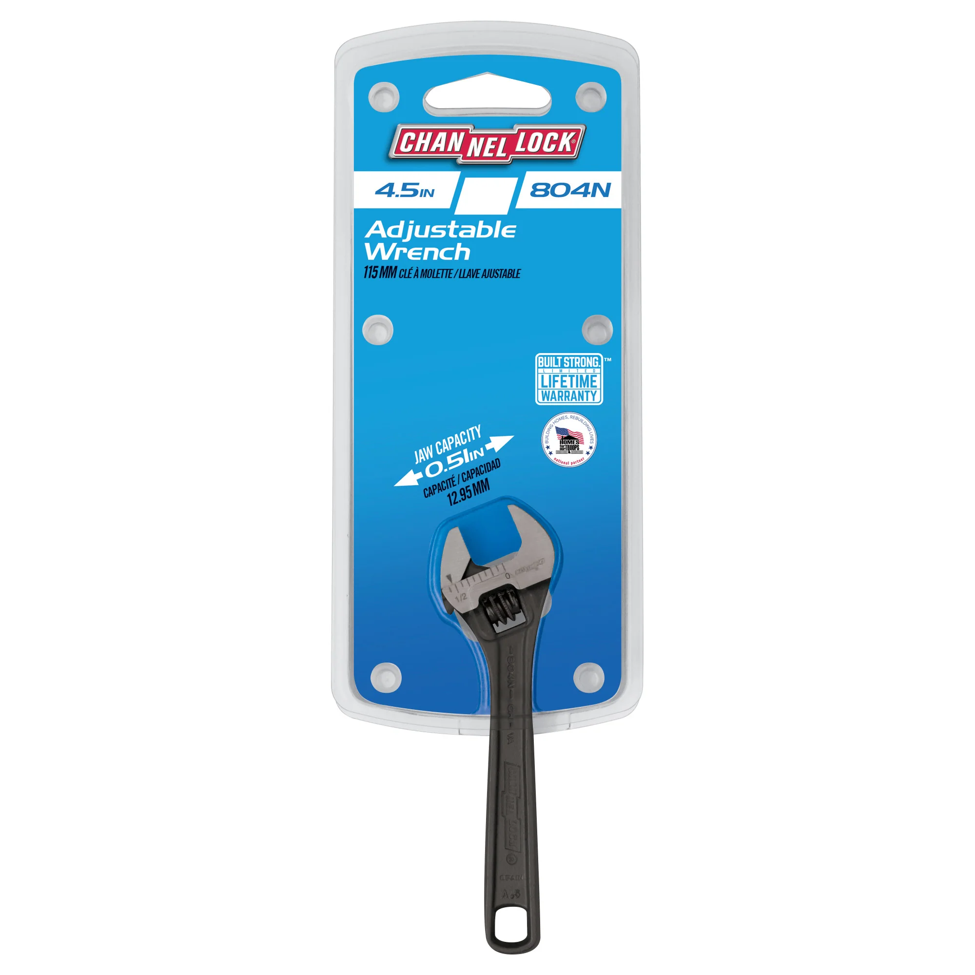 4-inch Adjustable Wrench (804N) - Image 4
