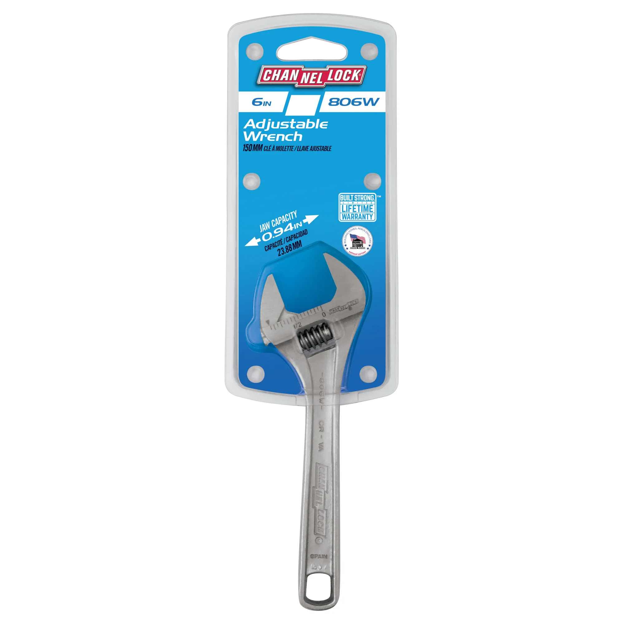 6-inch Adjustable Wrench (806W) - Image 4