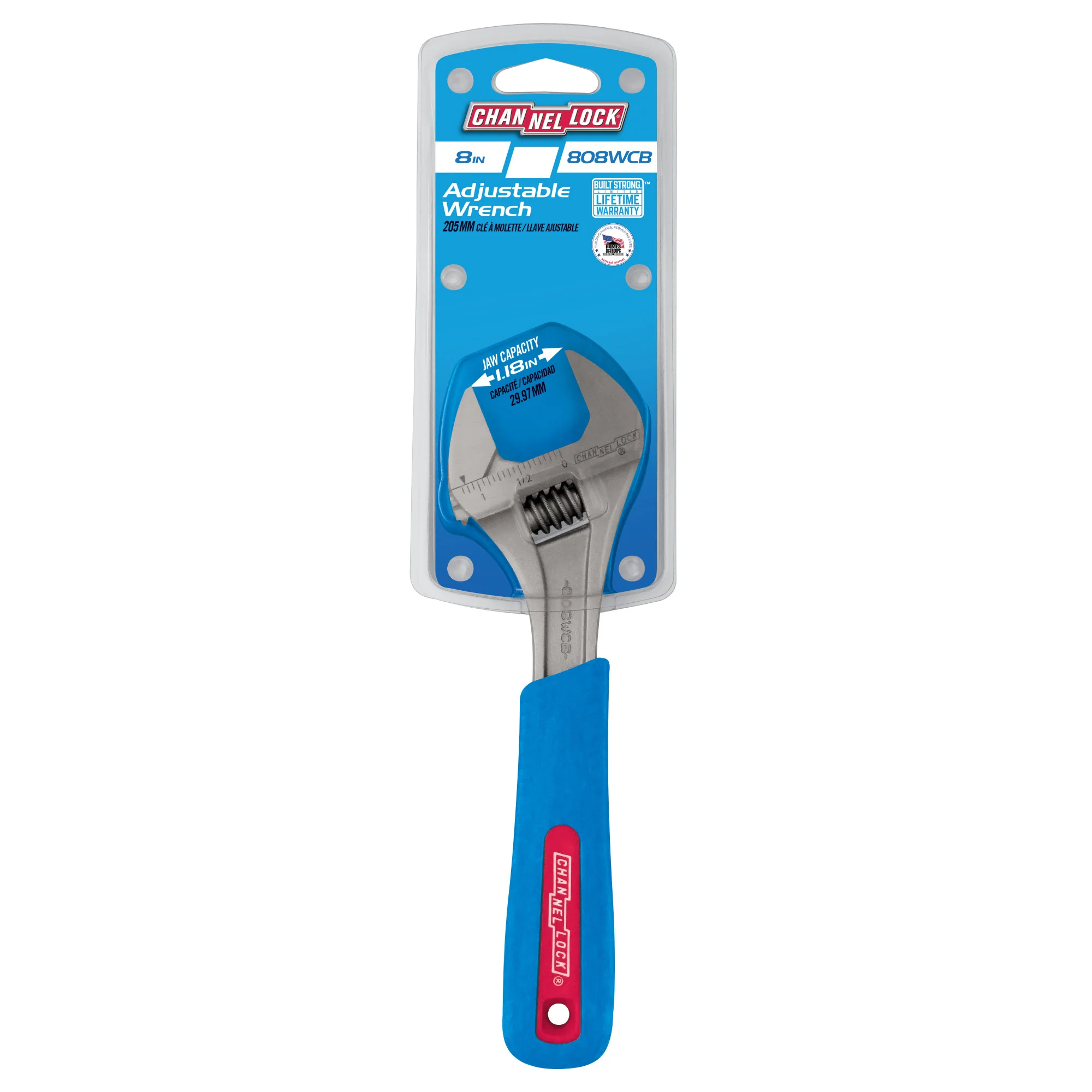 8-inch CODE BLUE® Adjustable Wrench (808WCB) - Image 3