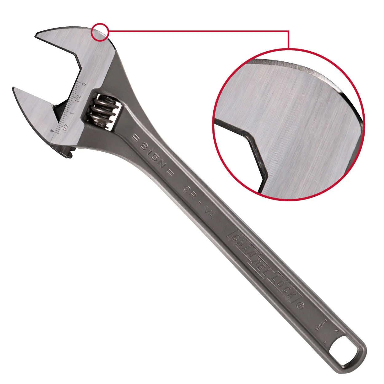 15-inch Adjustable Wrench (815N) - Image 4