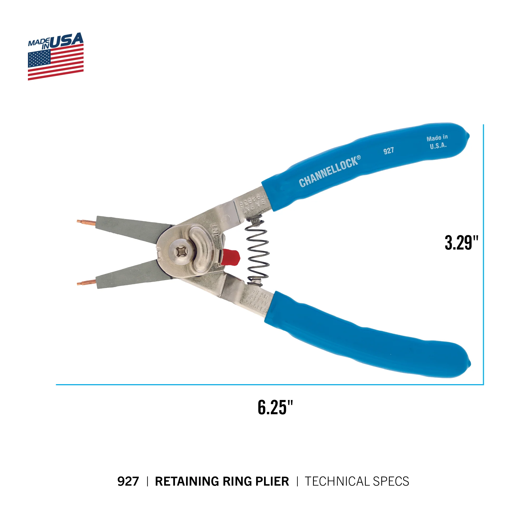 8-inch Convertible Retaining Ring Pliers (927) - Image 3