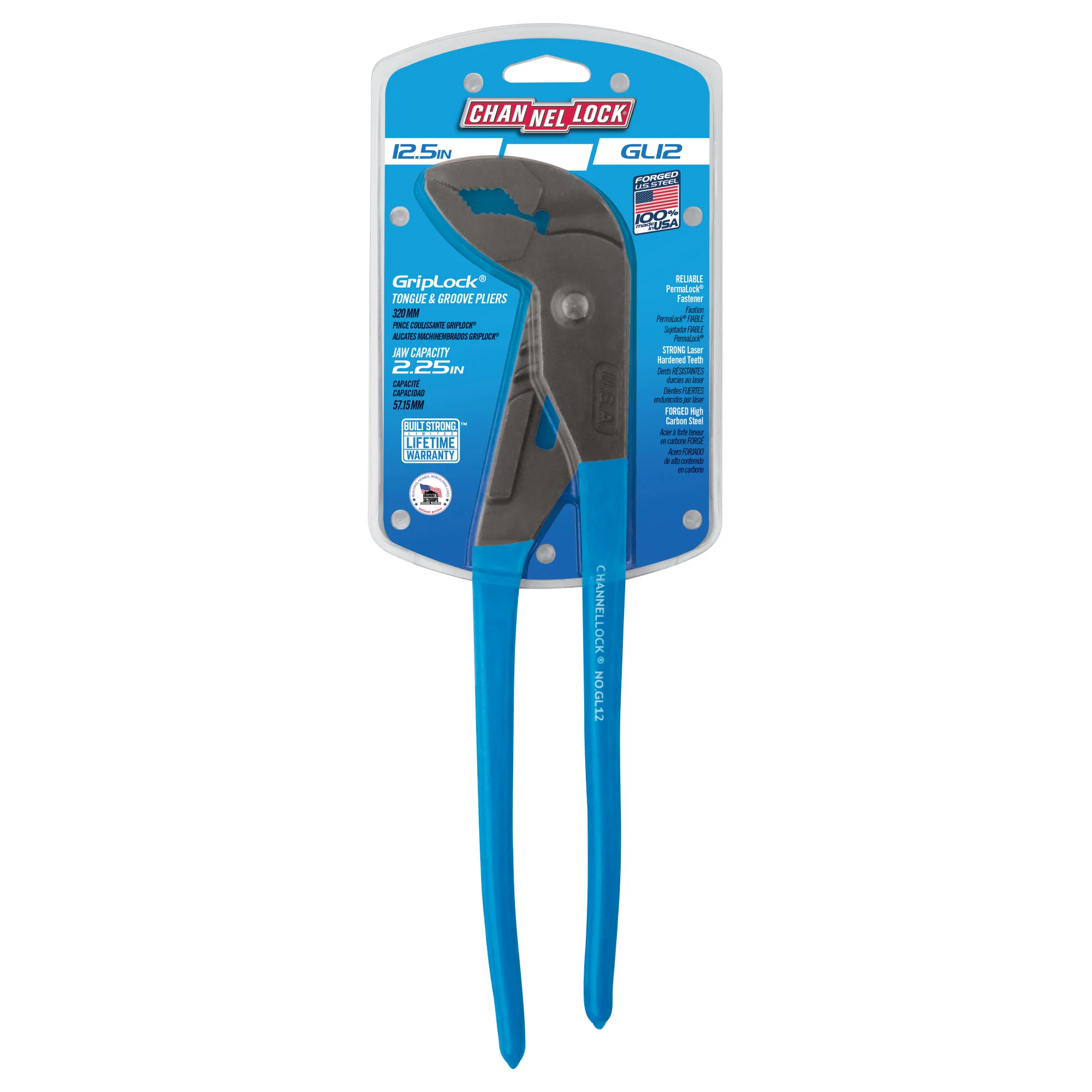 12.5-inch GRIPLOCK Tongue & Groove Pliers (GL12) - Image 8