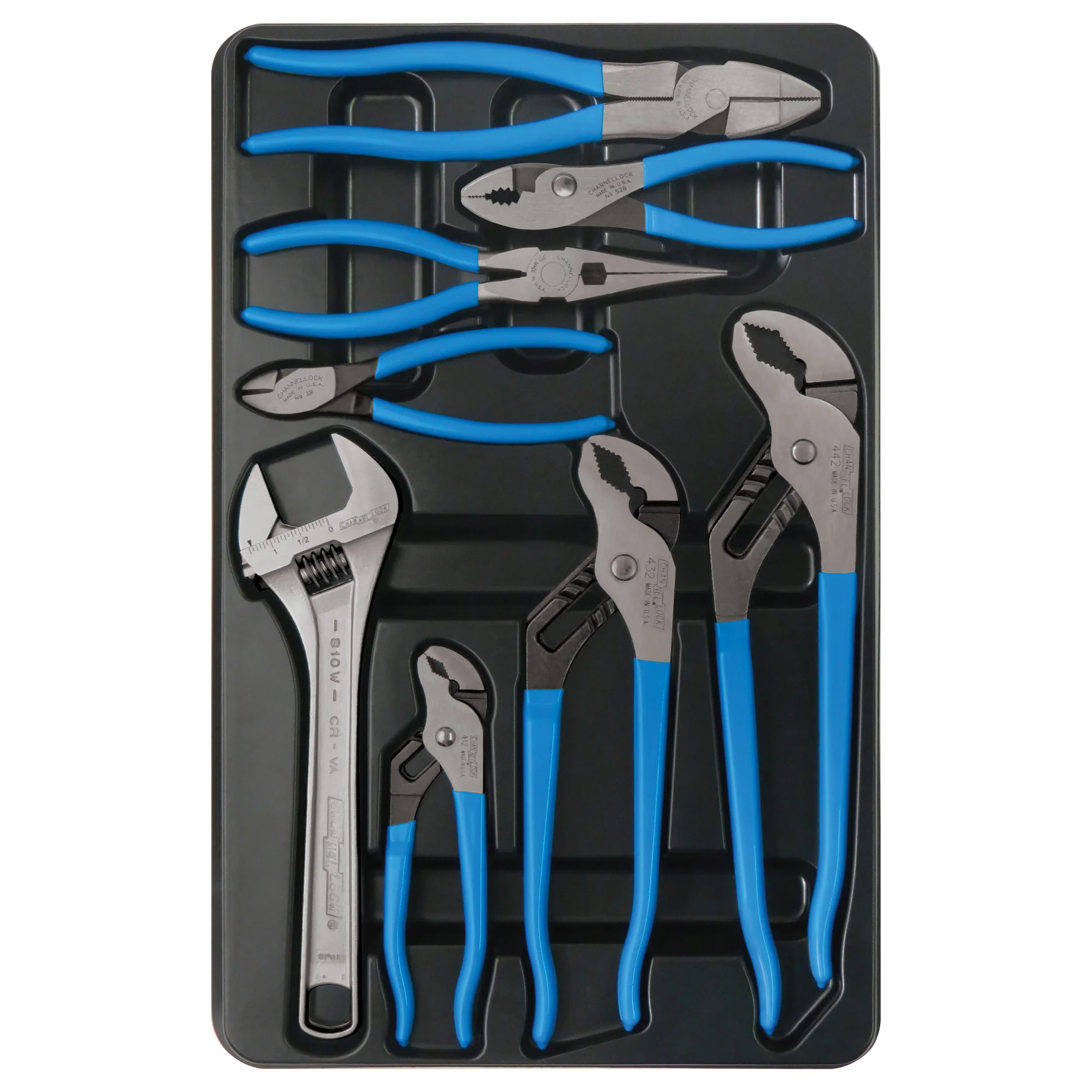 8PC V-Jaw Pliers Set with Wrench (GS-28) - Image 4