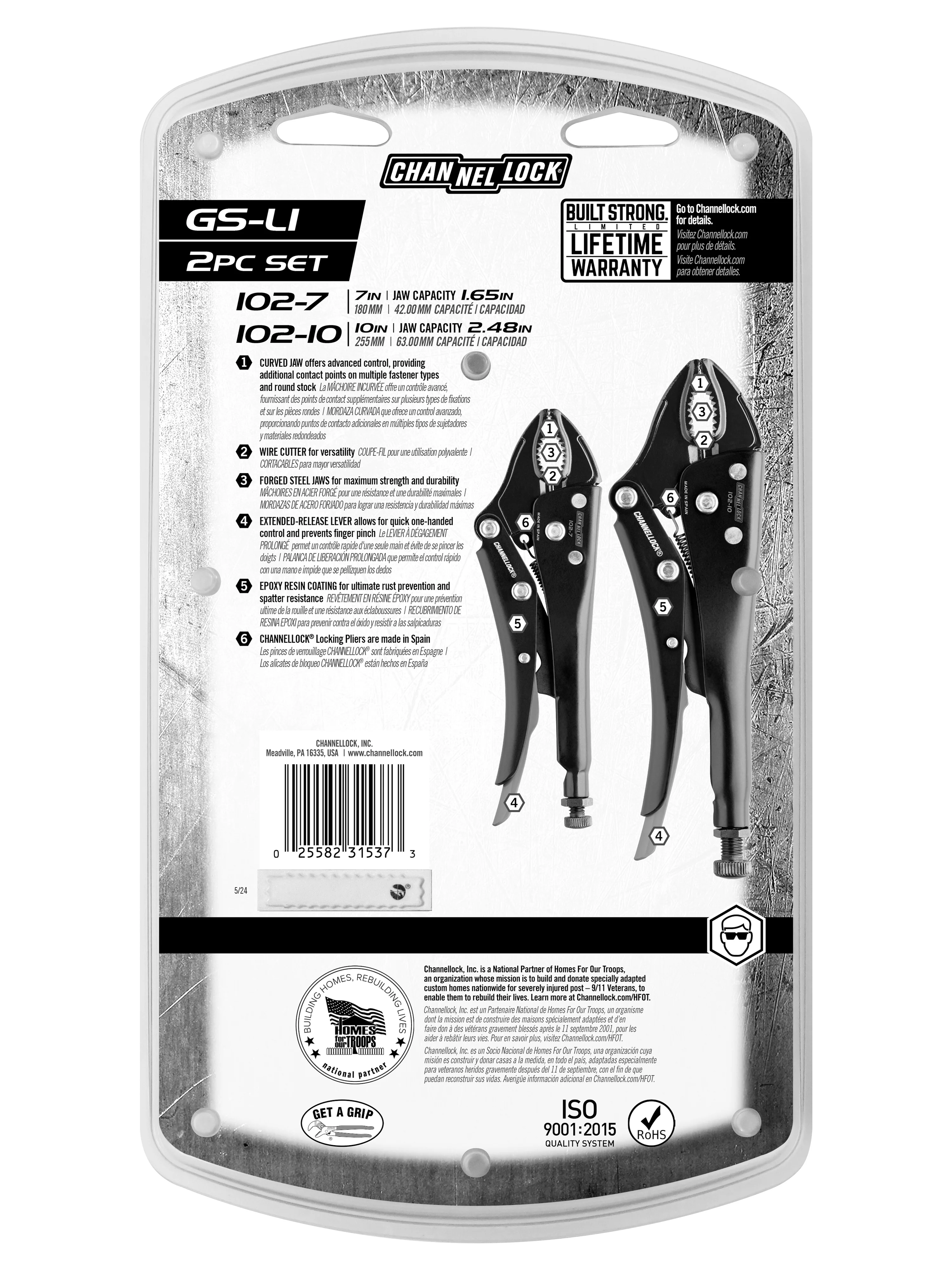 2pc Locking Pliers Set (GS-L1) - Image 6