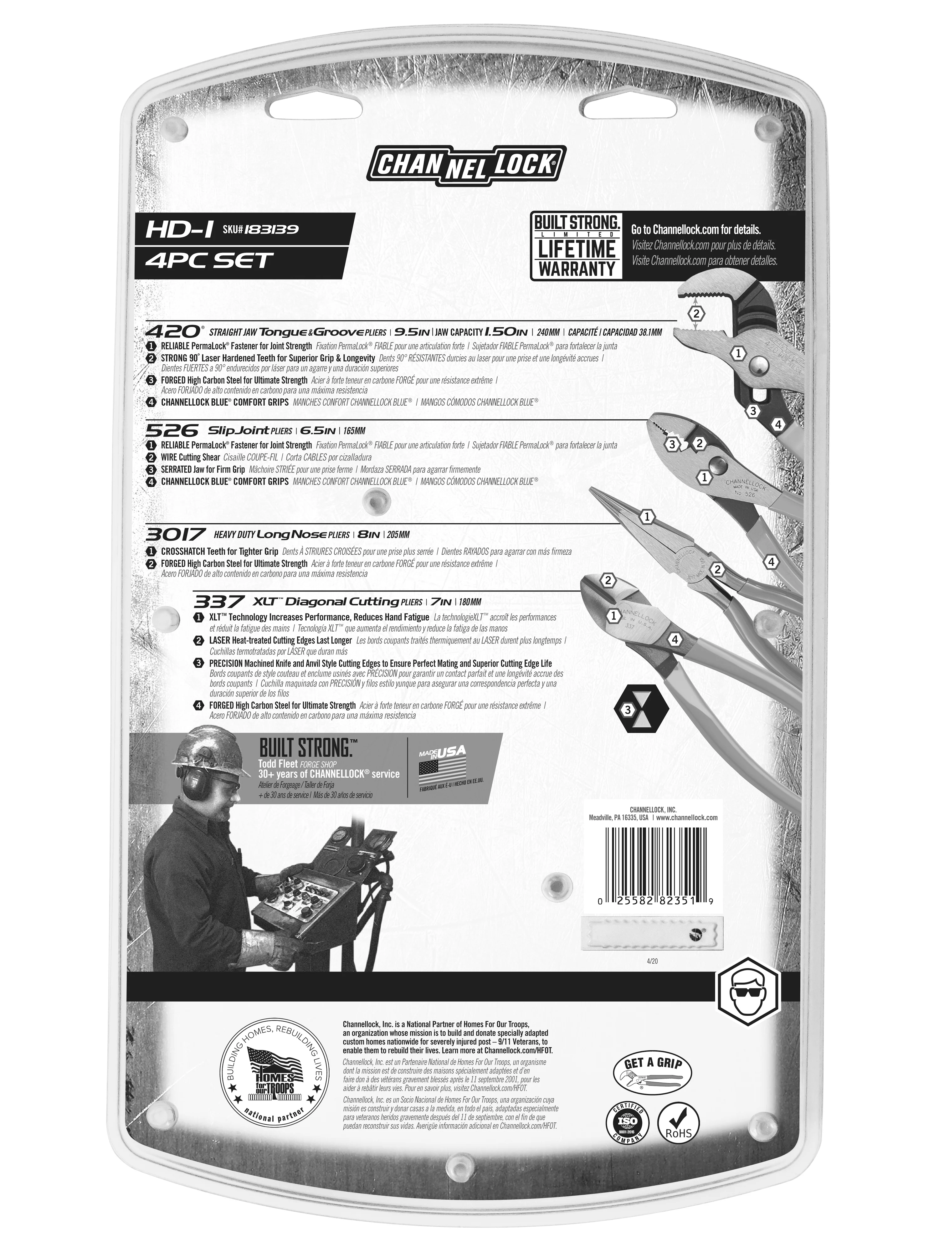4-Piece Ultimate Pliers Set (HD-1) - Image 9