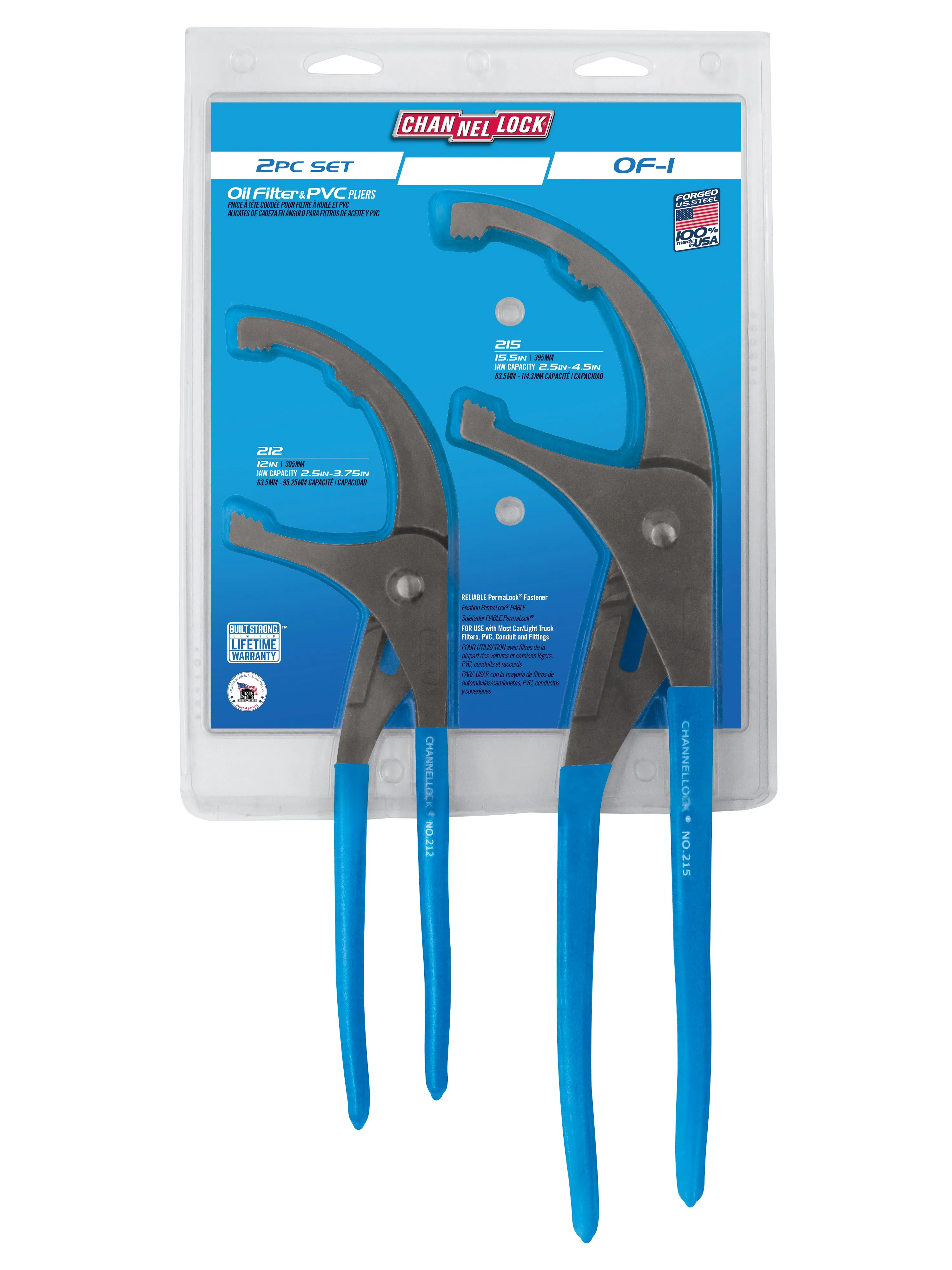 2pc Oil Filter/ PVC Pliers Set (OF-1) - Image 2