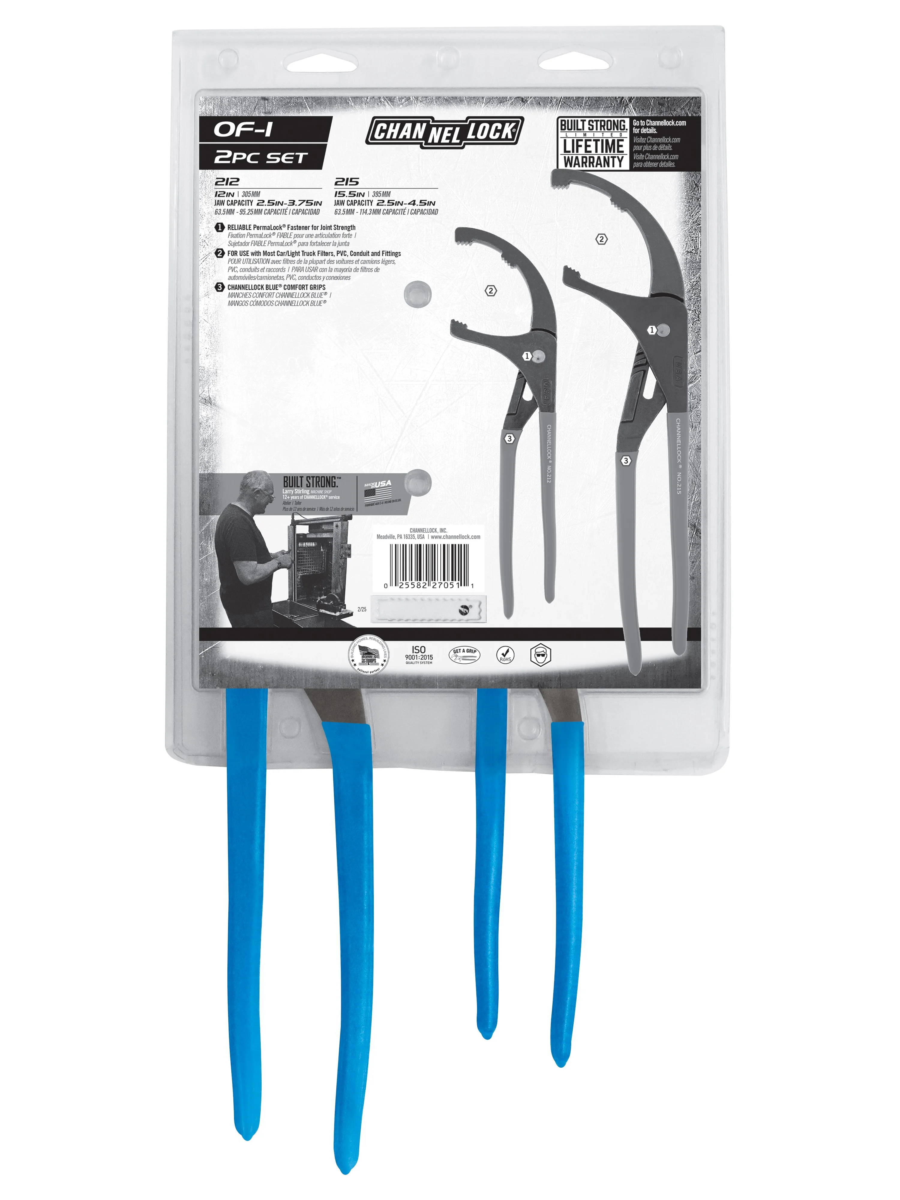 2pc Oil Filter/ PVC Pliers Set (OF-1) - Image 3