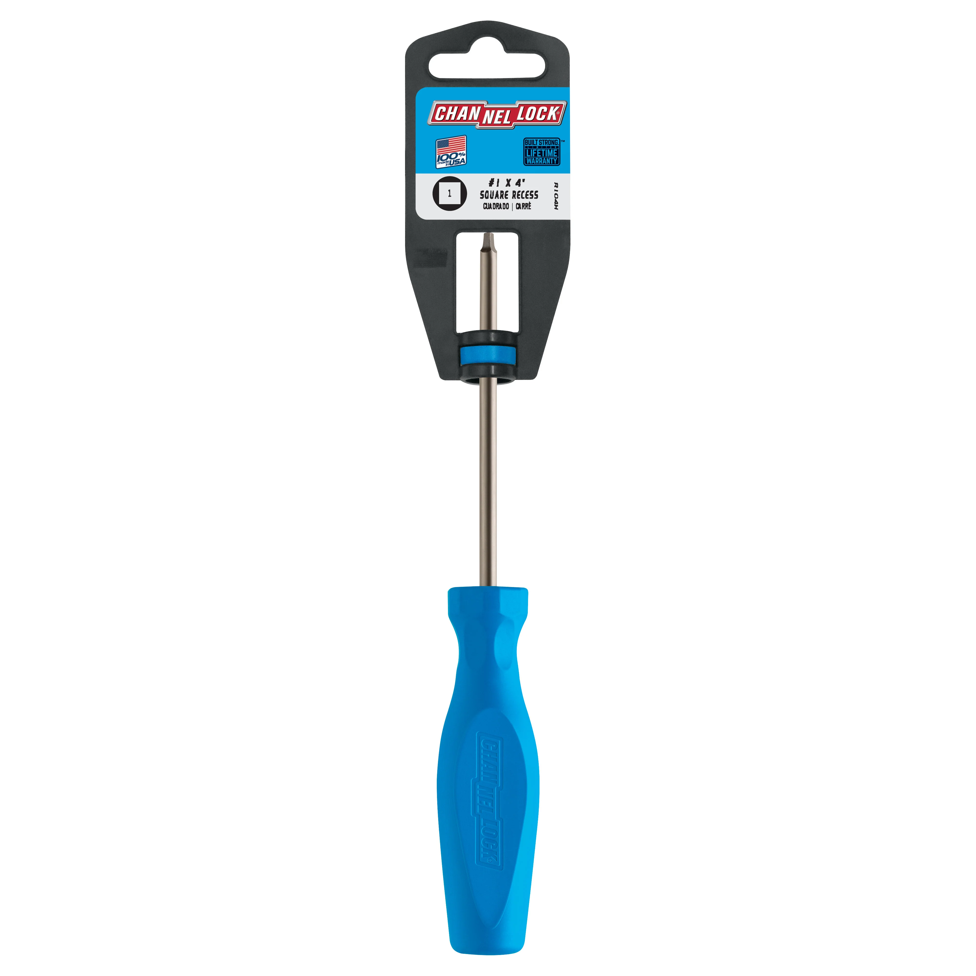 Square Recess #1 X 4-inch Professional Screwdriver (R104H) - Image 7