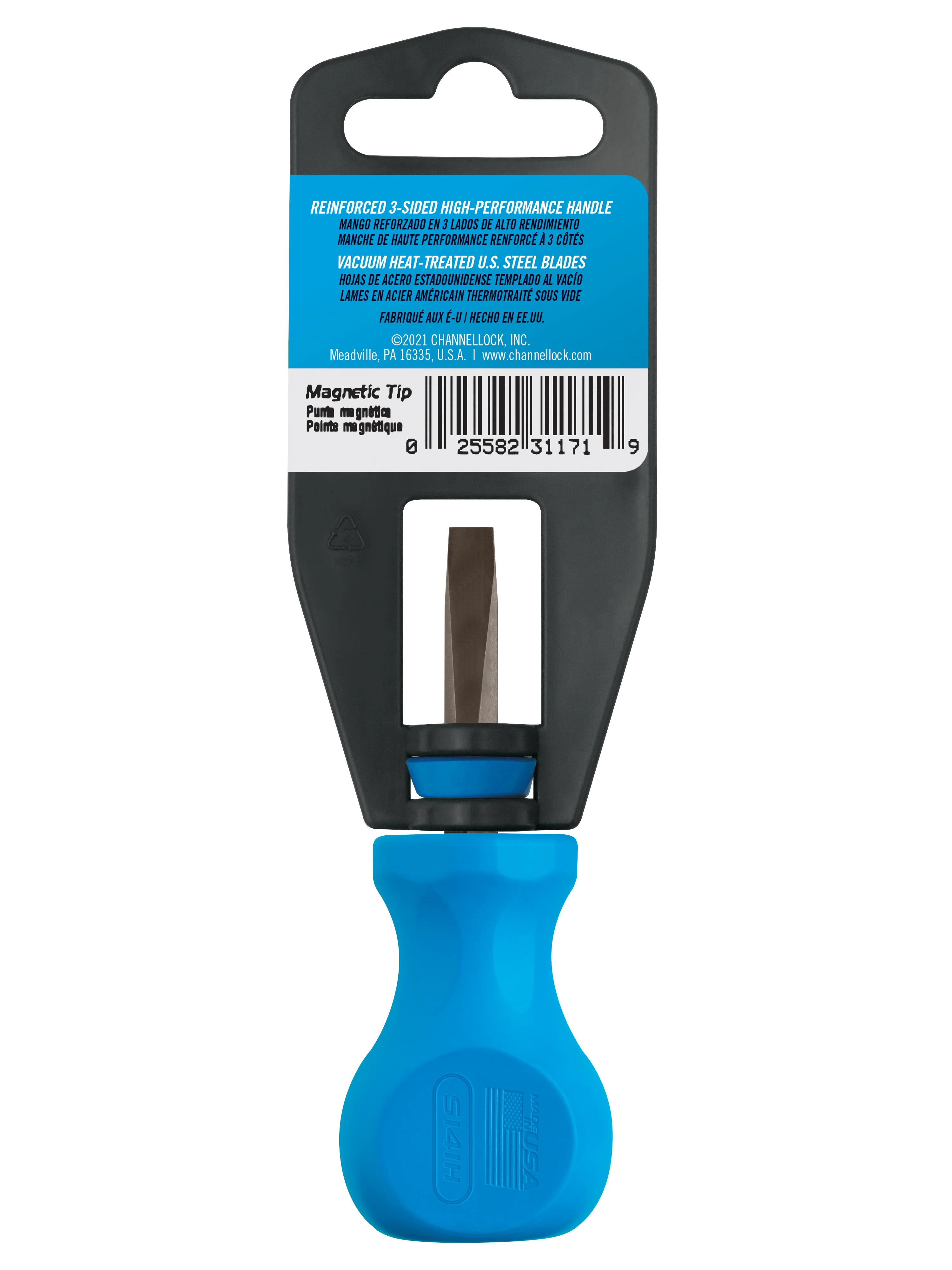 Slotted 1/4 x 1.5" Stubby Professional Screwdriver (S141H) - Image 8