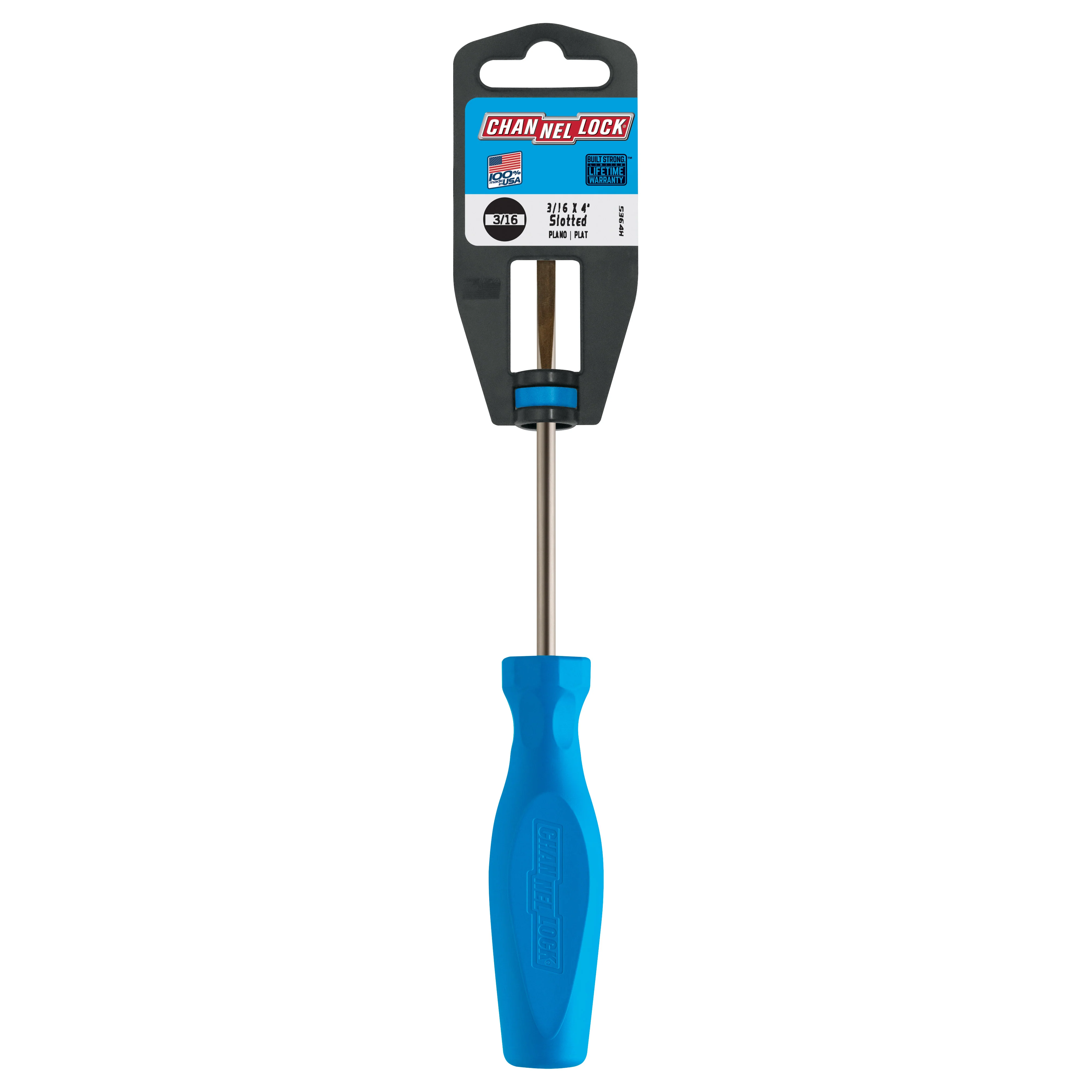 Slotted 3/16 x 4-inch Professional Screwdriver (S364H) - Image 9