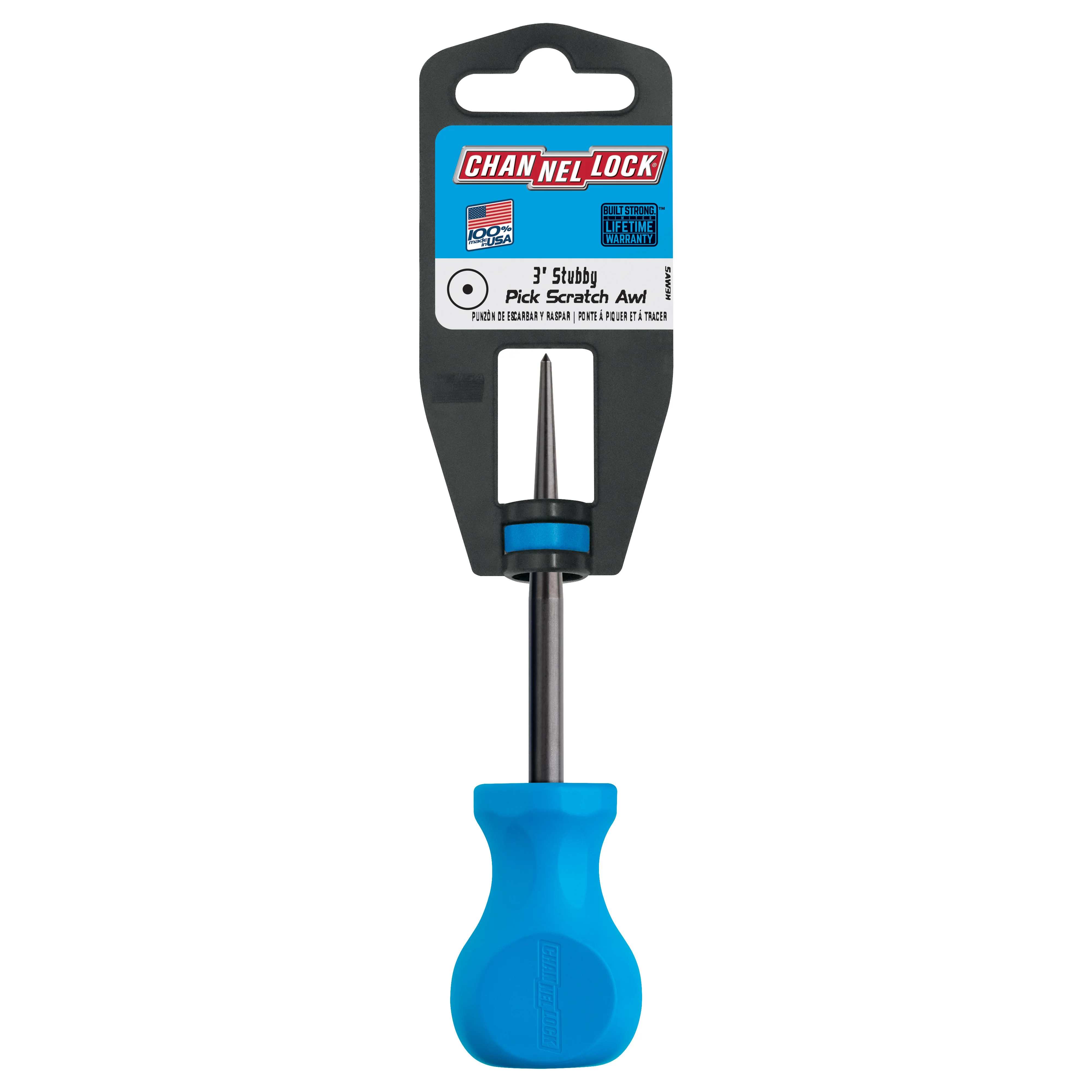 Stubby x 3-inch Professional Pick Scratch Awl (SAW3H) - Image 8