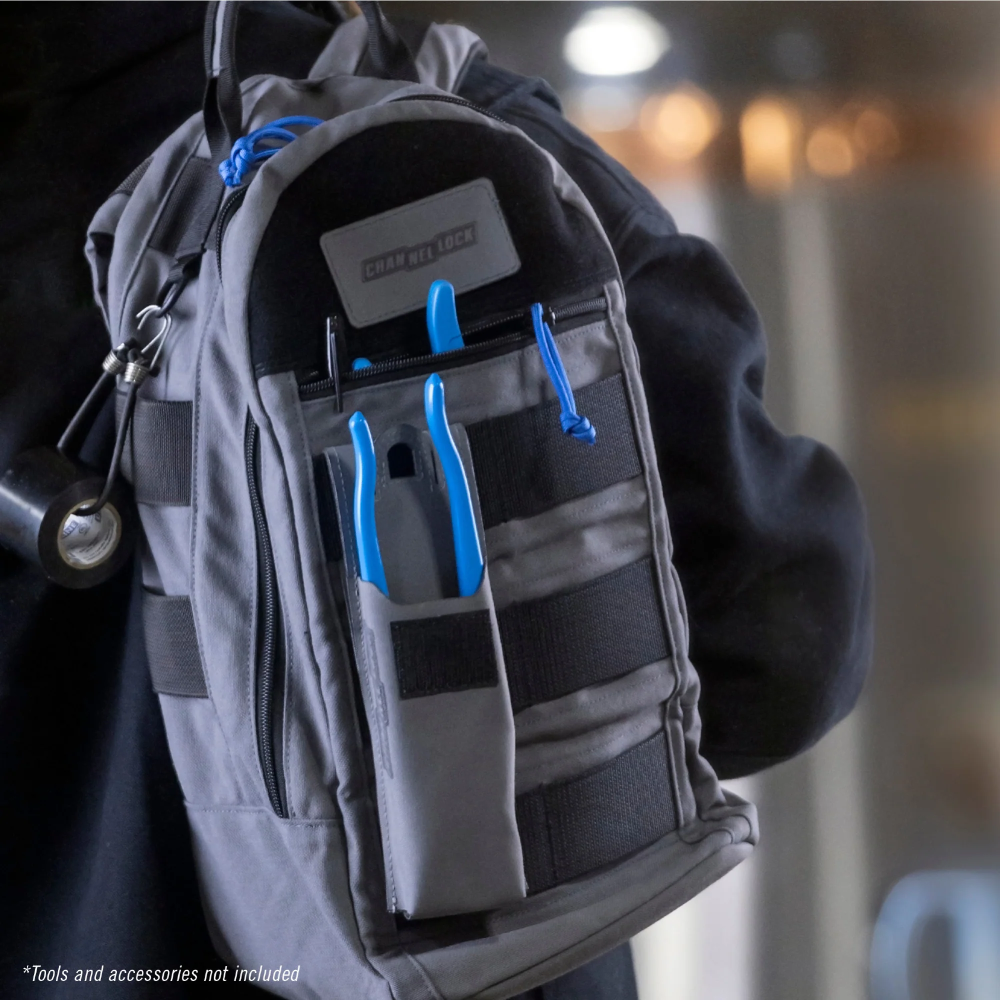 PRO Single-Compartment Tool Backpack w/ Modular AIMS™ System (TBP1G) - Image 4
