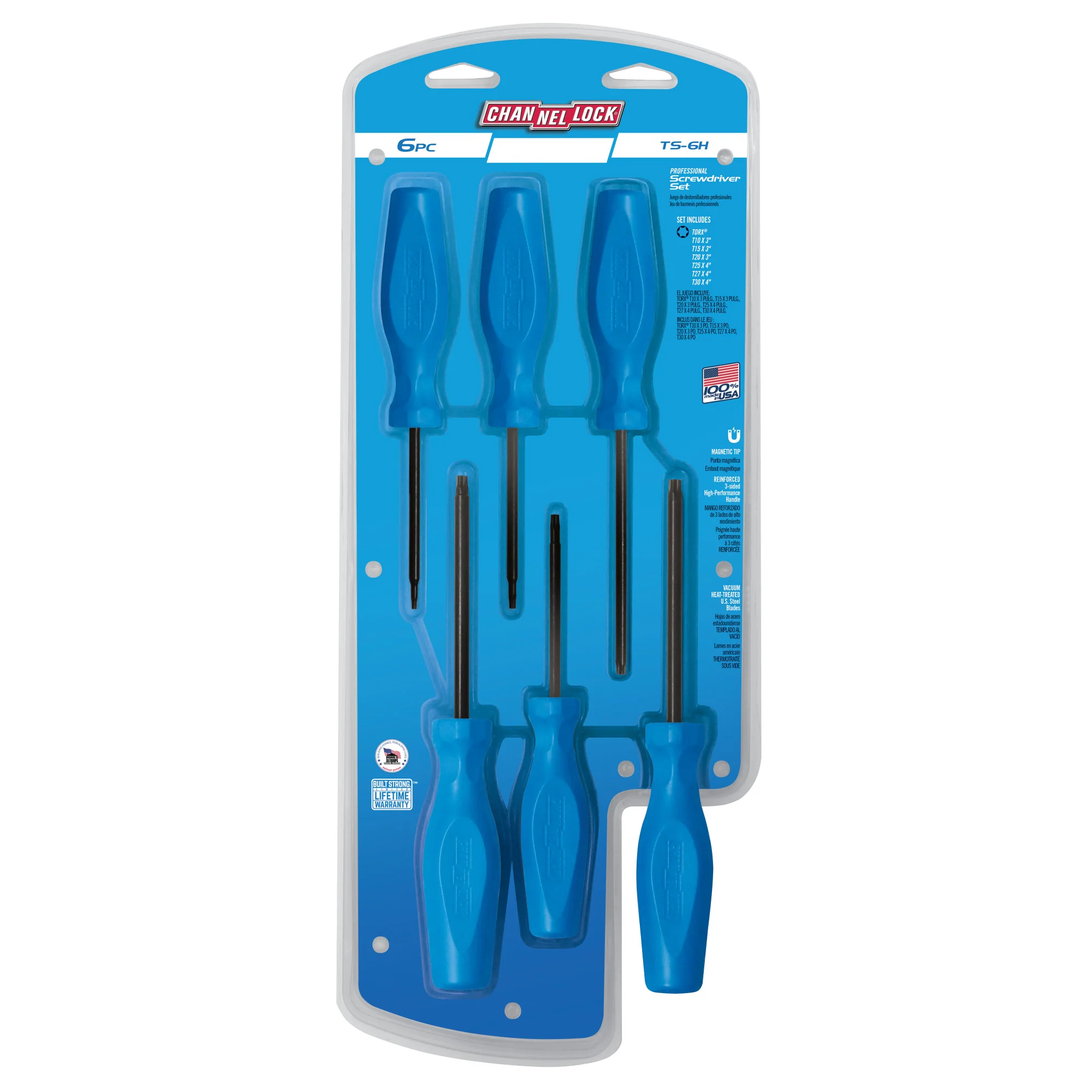 6pc Standard TORX Screwdriver Set (TS-6H) - Image 6